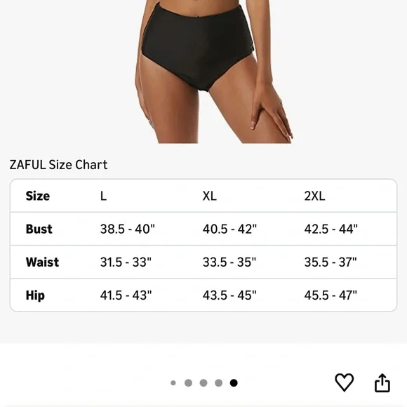 Zaful Leopard and Black Bikini Set - Picture 4 of 4